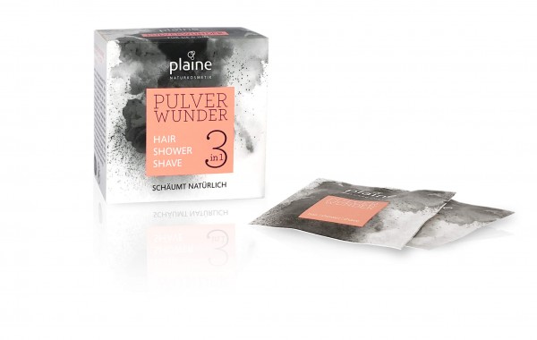 Plaine Pulverwunder 3in1 (10 Sachets) Hair Shower Shave