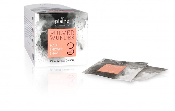 Plaine Pulverwunder 3in1 (30 Sachets) Hair Shower Shave